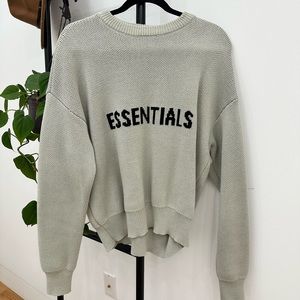 Essentials knit sweater in slate gray. Size XXS. Like new.